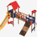 3d model Children's play complex (1211) - preview