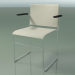 3d model Stackable chair with armrests 6603 (polypropylene Ivory, CRO) - preview