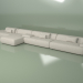 3D modeli kanepe marlin - önizleme
