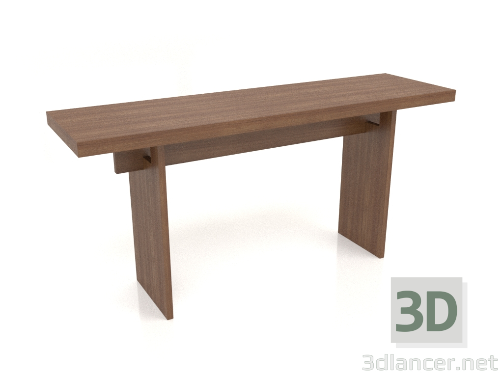 modèle 3D Table console KT 13 (1600x450x750, bois brun clair) - preview