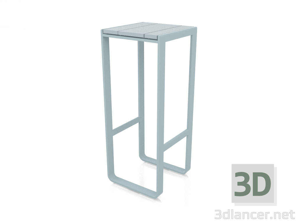 3d model High stool (Blue gray) - preview