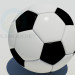 3d model balón de fútbol - vista previa