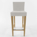 3d model HENRIKSDAL bar stool - preview