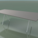 modèle 3D Table trapézoïdale 5412 (H 74 - 120-80x240 cm, stratifié Fenix F04, V12) - preview