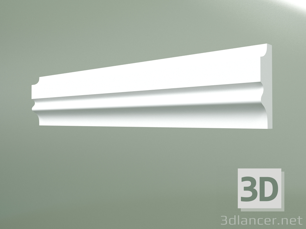 modello 3D Modanatura in gesso MT242 - anteprima