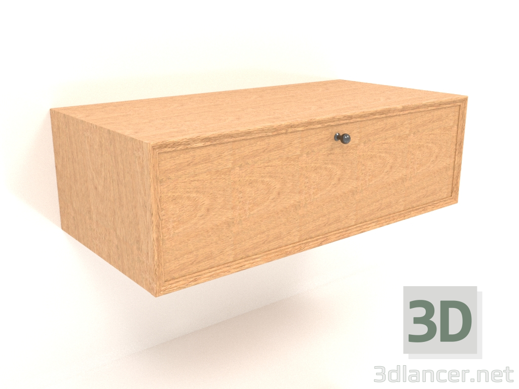 3d модель Тумба навесная TM 14 (800x400x250, wood mahogany veneer) – превью