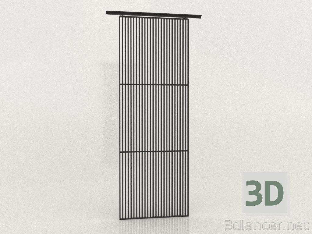 Modelo 3d Divisórias de trilho BOCA STRIPE - preview