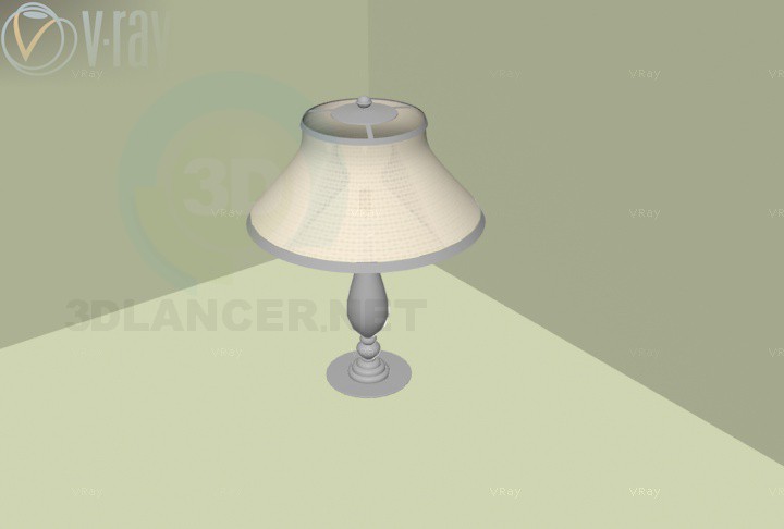 3d model floor lamp - preview