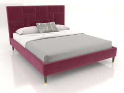 Cama de casal com cabeceira Cali