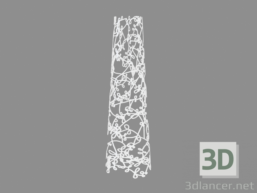 modello 3D Appendiabiti Tuta (luce) - anteprima