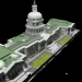 3d LEGO UNITED STATES CAPITOL BUILDING 21030 модель купити - зображення