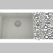 3D modeli Cam-granitin yıkanması, kurutma için kanatlı 1 odacık - kenar yuvarlak Capella (ZSC SA1C) - önizleme