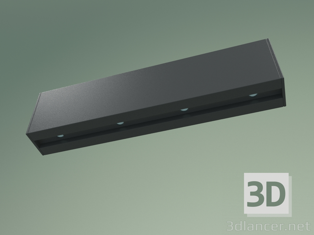 3D modeli Yüzeye monte spot RSLC78074-4 4x1.5W BK 3000K - önizleme