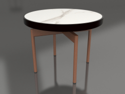 Round coffee table Ø60 (Black, DEKTON Aura)