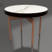modèle 3D Table basse ronde Ø60 (Noir, DEKTON Aura) - preview