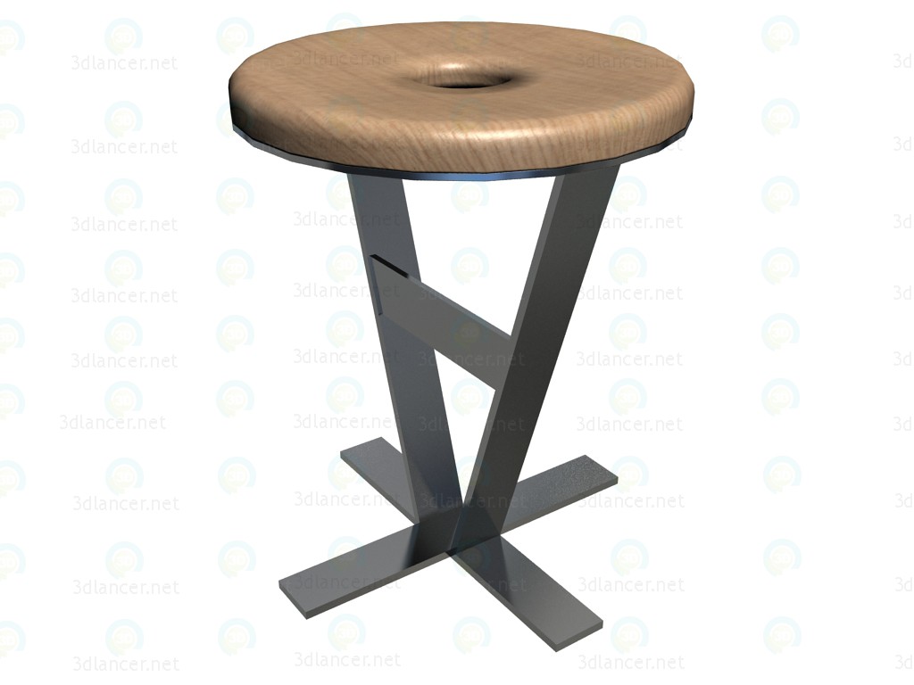 modello 3D Piccolo tavolo lt3p - anteprima
