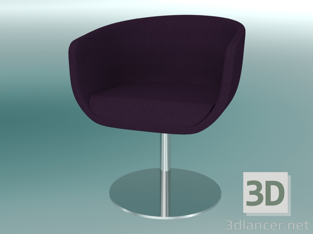 3 डी मॉडल कुंडा कुर्सी (20R) - पूर्वावलोकन