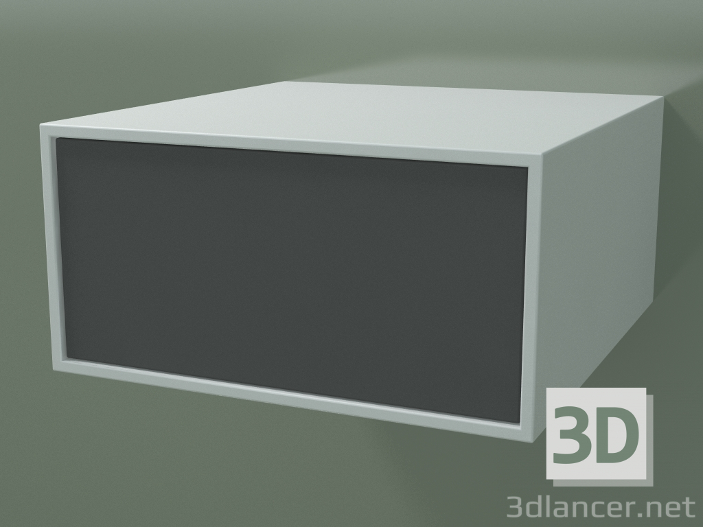3D Modell Box (8AUAAB01, Gletscherweiß C01, HPL P05, L 48, P 50, H 24 cm) - Vorschau