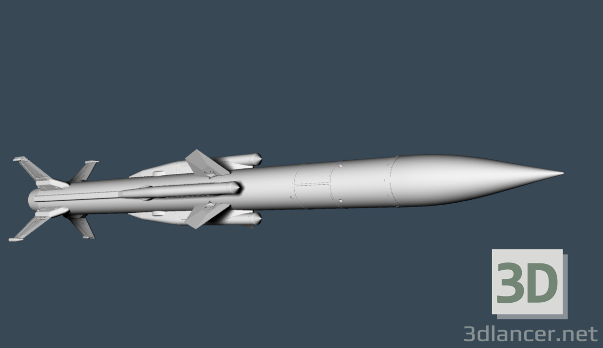 3 डी रॉकेट 3M9 सैम "बुक" स्केल 1:35 में मॉडल खरीद - रेंडर