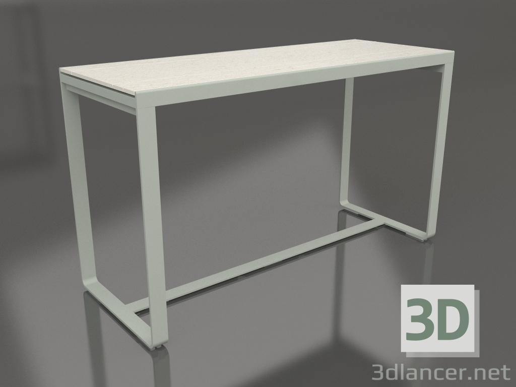 3D modeli Bar masası 180 (DEKTON Danae, Çimento grisi) - önizleme