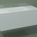 3D Modell Waschbecken mit Schublade (L 120, P 50, H 48 cm) - Vorschau