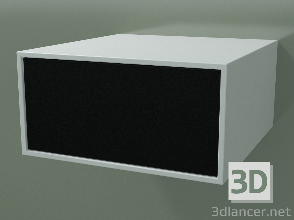3D Modell Box (8AUAAB01, Gletscherweiß C01, HPL P06, L 48, P 50, H 24 cm) - Vorschau