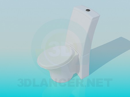 3d model Taza del inodoro - vista previa