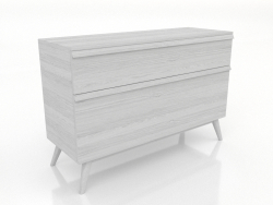 Chest of drawers 4 1200 mm (white RAL 9010)