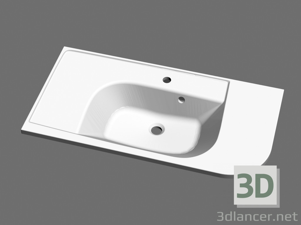3d model Praktik SL washbasin - preview