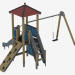 3 डी मॉडल बच्चों का खेल परिसर (KS1104) - पूर्वावलोकन