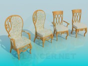 Cadeiras do conjunto