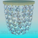 modèle 3D Une petite lampe ornée de perles de verre transparent - preview