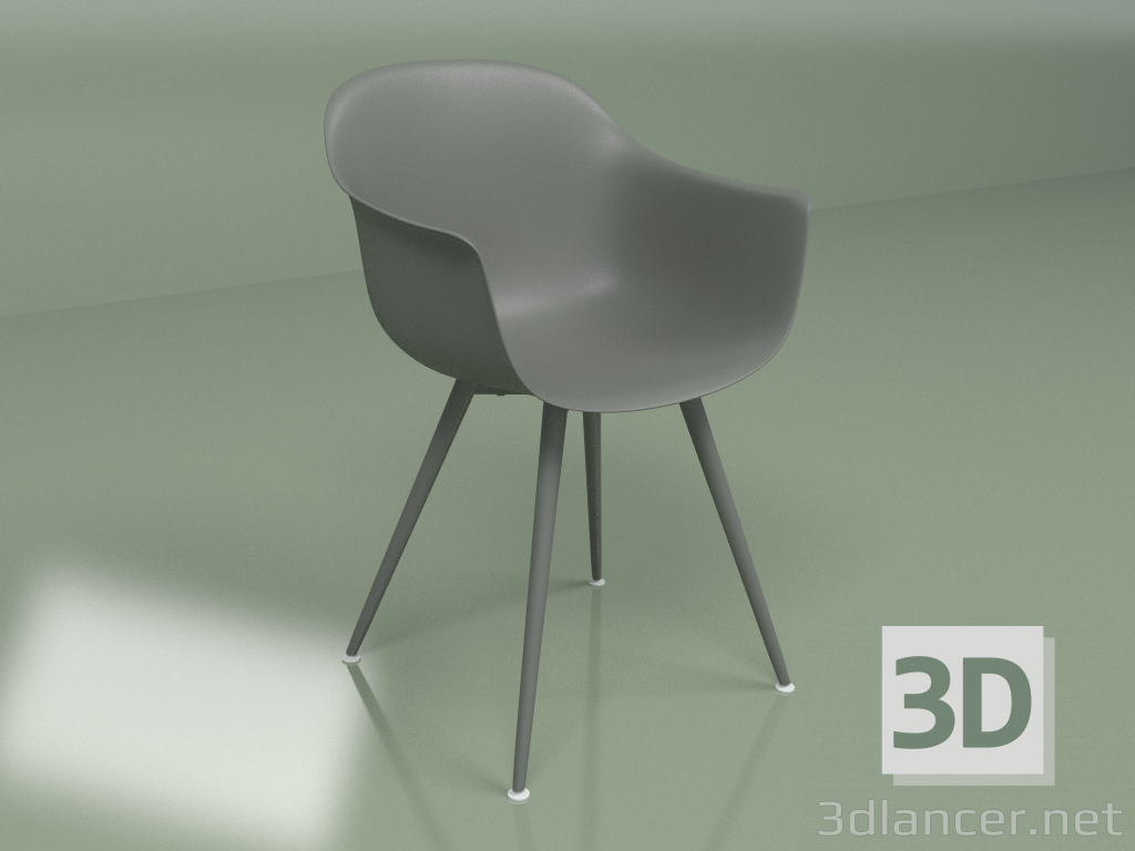 modèle 3D Chaise Anat Armchair 2.0 (gris) - preview