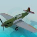 3d модель Легкий літак – превью