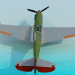 3d модель Легкий самолет – превью