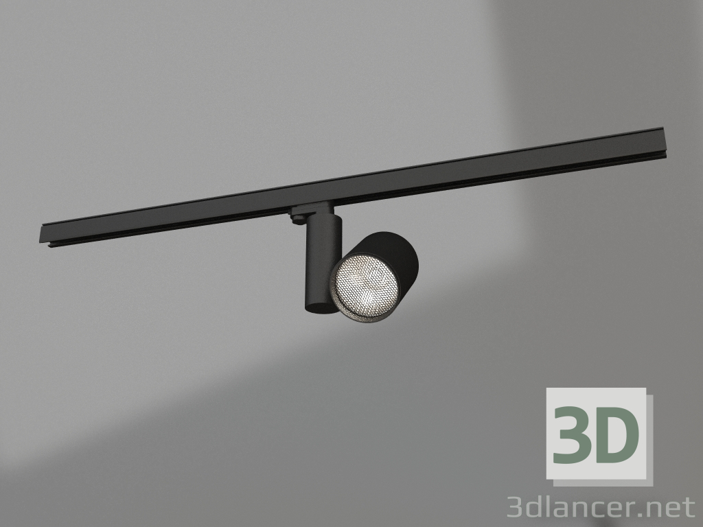 3d model Lámpara LGD-SHOP-4TR-R100-40W Day4000 (BK, 24 grados) - vista previa