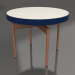modello 3D Tavolino rotondo Ø60 (Blu notte, DEKTON Danae) - anteprima
