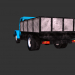 modèle 3D de camion moderne low poly acheter - rendu