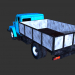 modello 3D di Moderno basso camion poli comprare - rendering