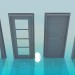 3d model Doors with different design - preview