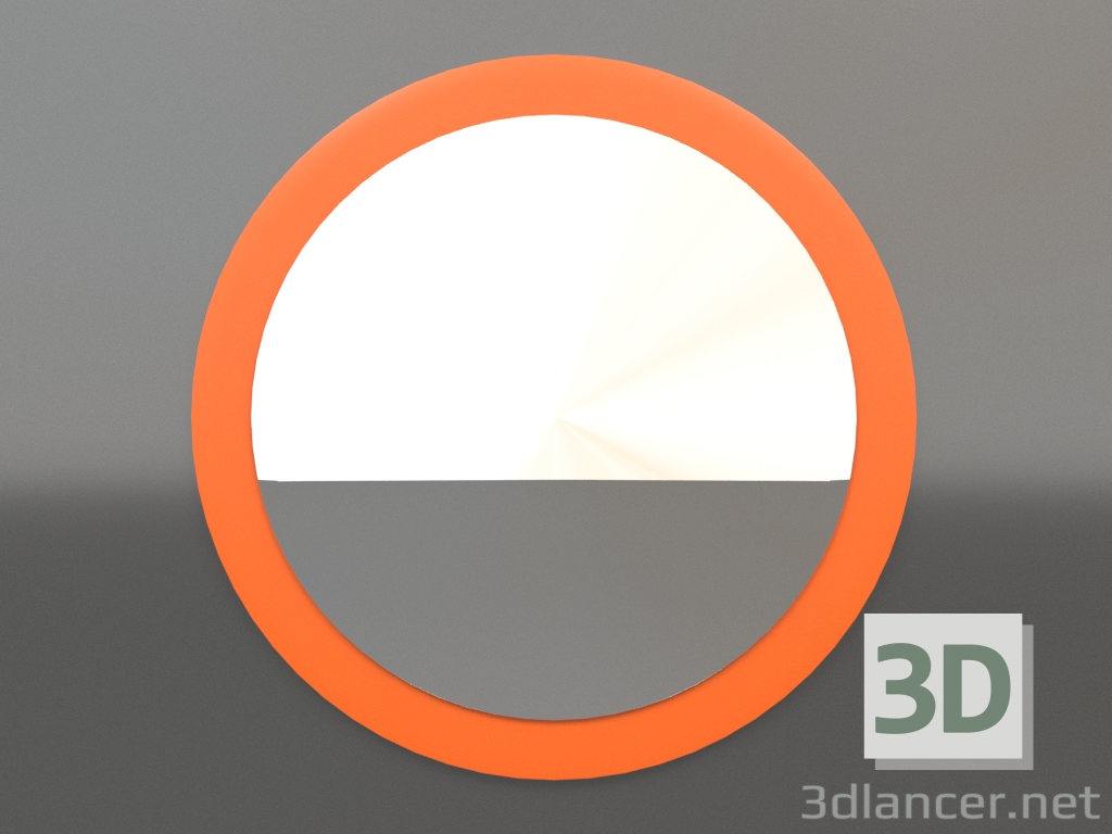 modello 3D Specchio ZL 25 (P=900, arancio brillante luminoso) - anteprima