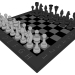 3d модель шахова дошка – превью