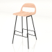 3d model Bar stool Leina (Black) - preview