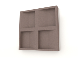 3D настінна панель CONCAVE (коричневий)