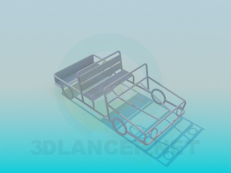 3D Modell Auto für einen Spielplatz - Vorschau