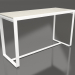 modèle 3D Table de bar 180 (DEKTON Danae, Blanc) - preview