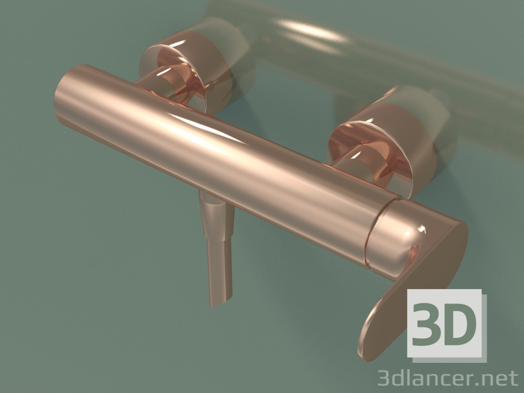 modello 3D Miscelatore monocomando doccia esterno (34620300) - anteprima