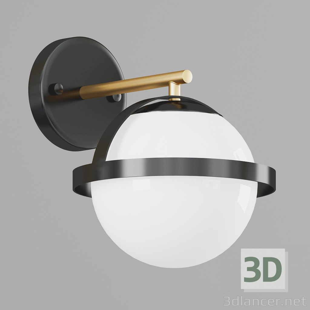 3d Настенные светильники Lightstar CROCO модель купить - ракурс