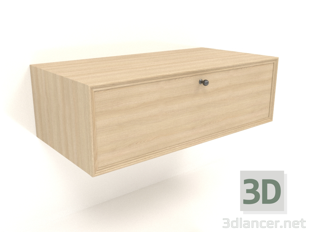 3d model Mueble de pared TM 14 (800x400x250, blanco madera) - vista previa