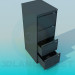3d model Office pedestal with drawers - preview